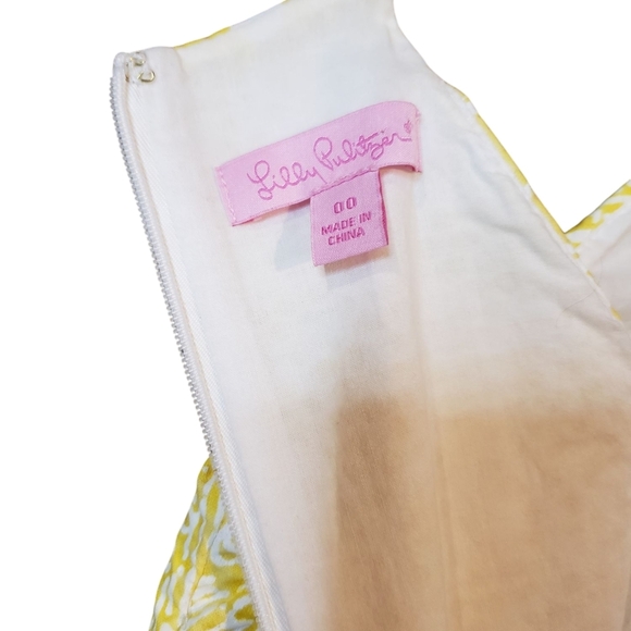 Lily Pulitzer Yellow Sun Tank Top 00 - Picture 4 of 6
